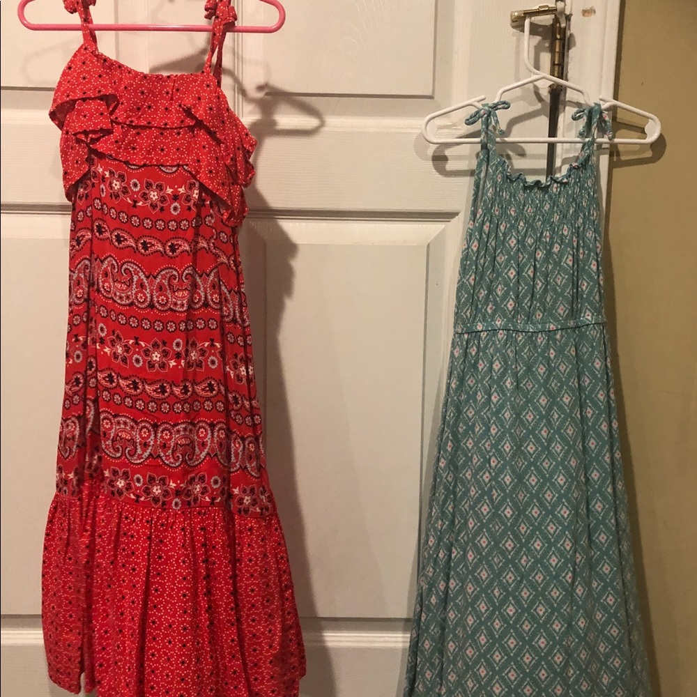 Girls Maxi Dresses ( two dresses size 4/5)